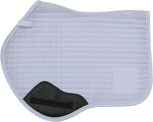 YShiuoL Sattelunterlage Reitsattelmatte, Dressur-Schweißschublade, Pferdeschweißmatte, stoßfeste und rutschfeste Pferderückenmatte(White) von YShiuoL