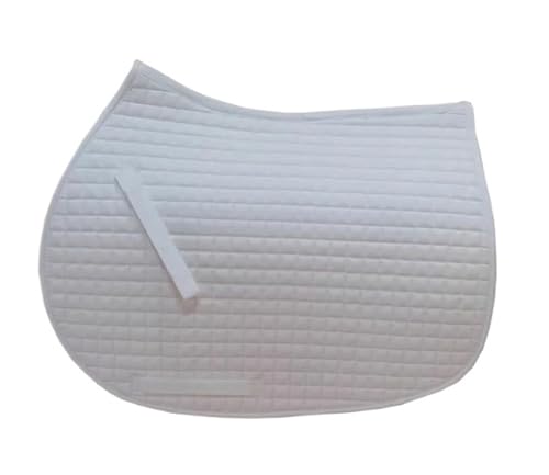 YShiuoL Sattelunterlage Satin-Schabracken, Reitausrüstung, Dressur, Springpferd, Schabracke, Reitausrüstung(White) von YShiuoL