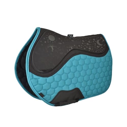 YShiuoL Sattelunterlage Schweißschublade Schabrackentücher Sattel Schweißbarriere Pad Satteldecke rutschfeste Schabracke Schweißschublade(Blue) von YShiuoL