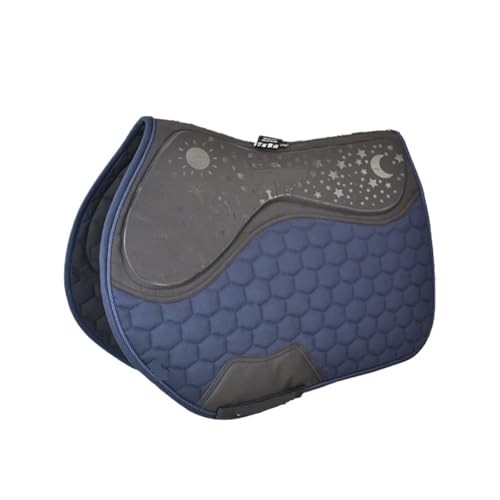 YShiuoL Sattelunterlage Schweißschublade Schabrackentücher Sattel Schweißbarriere Pad Satteldecke rutschfeste Schabracke Schweißschublade(Dark Blue) von YShiuoL