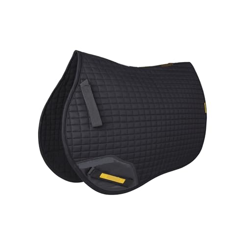 YShiuoL Sattelunterlage Sprungschabracke, Reitwettkampf-Schabracke, Reiten, Reitausrüstung, Pferderücken(Black) von YShiuoL