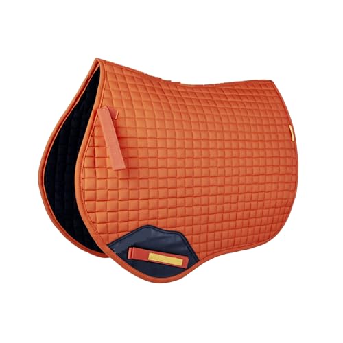 YShiuoL Sattelunterlage Sprungschabracke, Reitwettkampf-Schabracke, Reiten, Reitausrüstung, Pferderücken(Orange) von YShiuoL