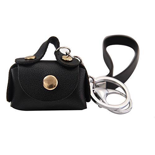 YSoutstripdu Schlüssel-Ketten-Handtasche Frauen Faux Leder Mini Pendant Earphone Lagerung Münzbestattung-Red/pink/Khaki/Blue/Black/weiß von YSoutstripdu