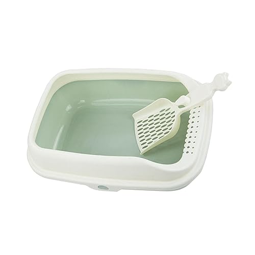 Große Katzentoilette, Katzentoilette, offene Oberseite, Katzentoilette, Sandbecken, tiefe Toilette, Bettpfanne, Töpfchen, Toilette für andere Haustiere, Kätzchen, Hamster, Kaninchen, Kleintiere Große Katzentoilette, Katzentoilette, offene Oberseite, Katzentoilette, Sandbecken, tiefe Toilette, Bettpfanne, Töpfchen, Toilette für andere Haustiere, Kätzchen, Hamster, Kaninchen, Kleintiere von YTBHSHXZ