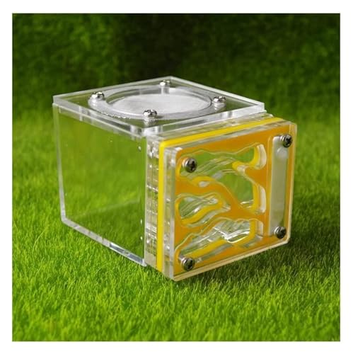 YTBHSHXZ, Ameisenfarm Nest Ameisenschloss Acryl klar Ameisenfarm Villa Haus Werkstatt einzigartige handgefertigte Ameisenfarm Ameisenhaus Ameisenhaus(Yellow) von YTBHSHXZ