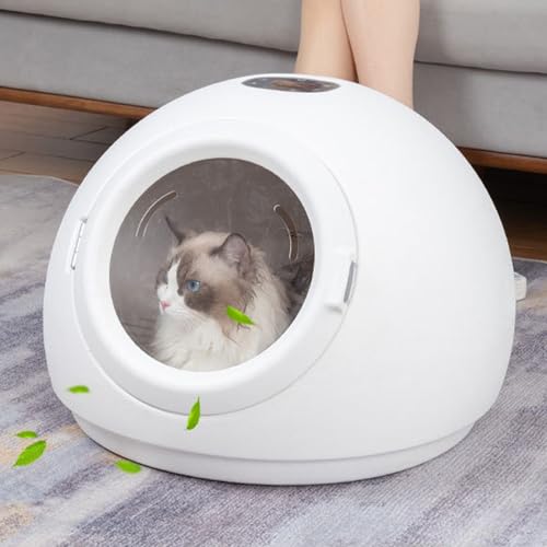 YTBHSHXZ 55 l mit Einstellbarer Temperatur und 360-Grad-Trocknung, Tierpflegetrockner for Katzen kleine Hunde(110V) von YTBHSHXZ
