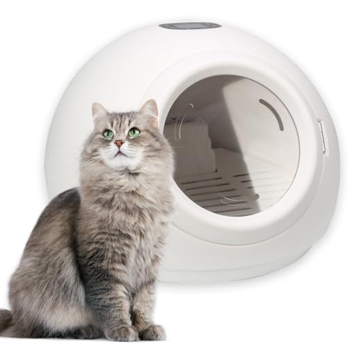 YTBHSHXZ 55 l mit Einstellbarer Temperatur und Timer, 360°-Ganzkörpertrocknung, Haustier-Trockenschrank for Katzen kleine Hunde von YTBHSHXZ