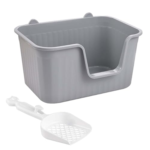 YTBHSHXZ große Katzentoiletten,. Katzentoilette mit offener Oberseite, Katzentoilette, Bettpfanne, tragbares Kätzchen-Töpfchen, Toilette, Spritzschutz, Katzentoilette mit hoher Seite, groß(Gray,XL) YTBHSHXZ große Katzentoiletten,. Katzentoilette mit offener Oberseite, Katzentoilette, Bettpfanne, tragbares Kätzchen-Töpfchen, Toilette, Spritzschutz, Katzentoilette mit hoher Seite, groß(Gray,XL) von YTBHSHXZ