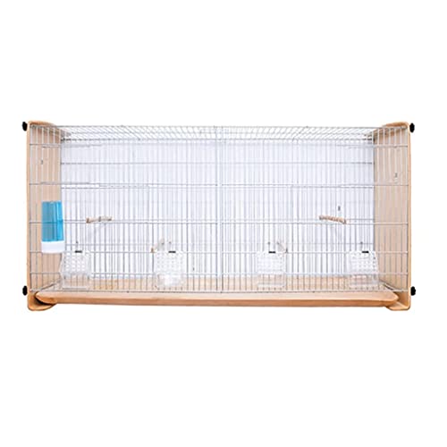 Vogelkäfige, rechteckig, hohe Kapazität, tragbarer und langlebiger Vogelträger, einfache Vogelzuchtbox für Hinterhof, Terrasse, leicht zu tragen Vogelkäfige, rechteckig, hohe Kapazität, tragbarer und langlebiger Vogelträger, einfache Vogelzuchtbox für Hinterhof, Terrasse, leicht zu tragen von YTGHBIML