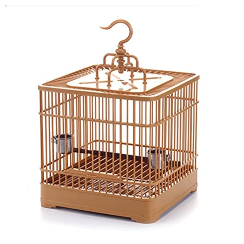 Vogelkäfige Vintage Vogelkäfige quadratisch hängend Vogelkäfig Atmungsaktiv ABS Vogelträger Quadratische Vogelhaus Träger für Garten Outdoor Leicht zu tragen Vogelkäfige Vintage Vogelkäfige quadratisch hängend Vogelkäfig Atmungsaktiv ABS Vogelträger Quadratische Vogelhaus Träger für Garten Outdoor Leicht zu tragen von YTGHBIML