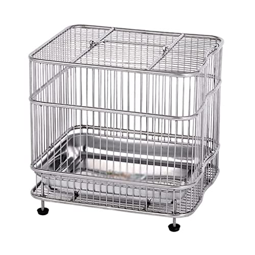 Vogelkäfige schmiedeeiserne Vogelkäfige Tragbarer Metall-Vogelkäfig Einfache Retro-Vogelträger, hohe Kapazität, Vogelhaus-Transportbox für den Außenbereich, Balkon, leicht zu tragen Vogelkäfige schmiedeeiserne Vogelkäfige Tragbarer Metall-Vogelkäfig Einfache Retro-Vogelträger, hohe Kapazität, Vogelhaus-Transportbox für den Außenbereich, Balkon, leicht zu tragen von YTGHBIML