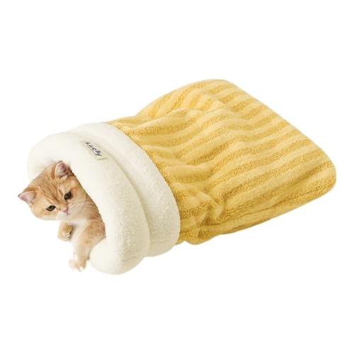 Schlafsack Für Hunde - Winter Wärmehöhle Haustierbett - Gemütlicher Katzenschlafsack Für Innen Außen Reisen Auto Schlafzimmer Balkon Terrasse Wohnung Schlafsack Für Hunde - Winter Wärmehöhle Haustierbett - Gemütlicher Katzenschlafsack Für Innen Außen Reisen Auto Schlafzimmer Balkon Terrasse Wohnung von YTGOCN
