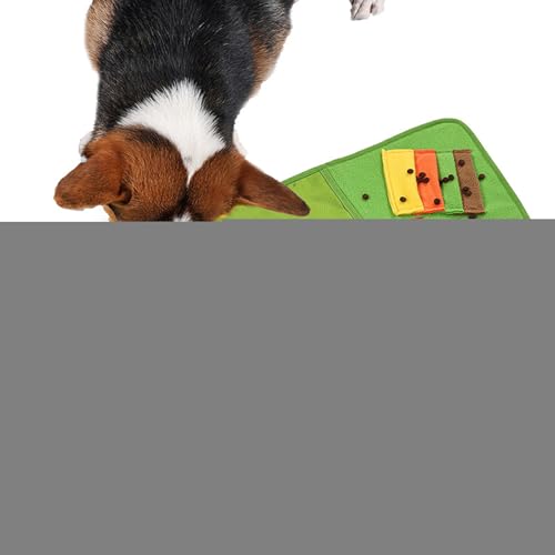 Schnüffelteppich Für Hunde - Hundebeschäftigungsspielzeug Zum Langsamen Fressen Futterspiel Matten | Interaktives Spielzeug Knobelspiel Für Welpen Mittelgroße Und Große Rassen Futterteppich Beschäftig von YTGOCN