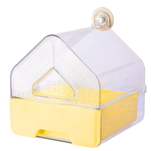 Vogelbad Für Käfig | Sittich Futterspender Käfigzubehör | Transparente Duschbox Für Nymphensittich Unzertrennlicher Kanarienvogel Wellensittich Haubenmaina Vogelbad Für Käfig | Sittich Futterspender Käfigzubehör | Transparente Duschbox Für Nymphensittich Unzertrennlicher Kanarienvogel Wellensittich Haubenmaina von YTGOCN