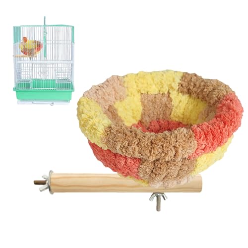 Vogelnest,Flanell Vogelbett Für Papageien | Warmes Kleines Nistbett Für Wellensittich Kanarienvogel Fink Graupapagei Und Sittich Vogelnest,Flanell Vogelbett Für Papageien | Warmes Kleines Nistbett Für Wellensittich Kanarienvogel Fink Graupapagei Und Sittich von YTGOCN