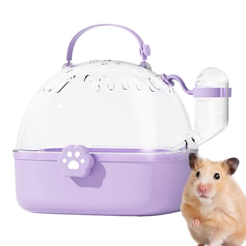 Vogelreiseträger, Hamsterträgerkäfig für Transport - Vogel Reise Cage Carrier | Panorama transparente Aussicht Wasserflasche für Außentransport Wilde von YTGOCN