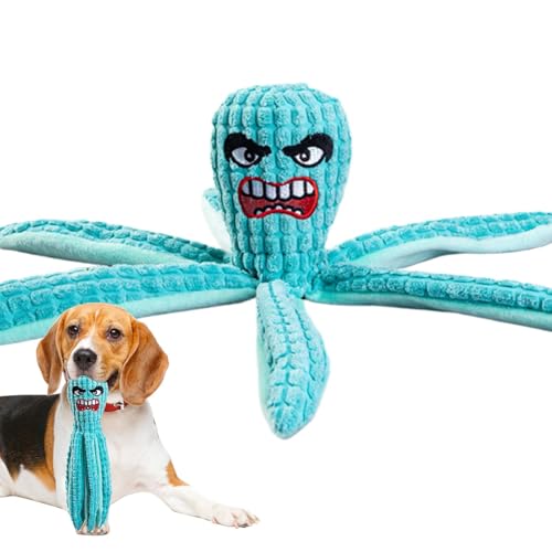 YTGOCN Hundekrapusspielzeug, Hundespielzeug Tintenfisch,Plüsch Octopus Quietschende Spielzeug | Nettes Tier für kleine mittelgroße Hunde, Welpenkauwerkzeug für Langeweile und beruhigende Hilfe von YTGOCN