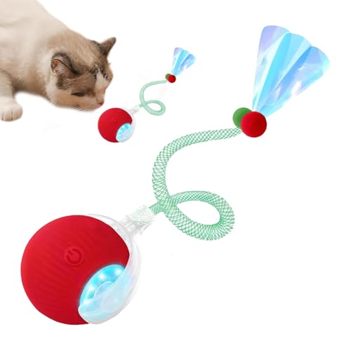 YTGOCN Interaktiver Hundeball | Intelligenter Automatischer Katzenspielzeugball mit elastischem Netzschwanz | Elektrisches Katzenspiel Zur Geistigen Förderung Bewegung Und Trainingsspiele YTGOCN Interaktiver Hundeball | Intelligenter Automatischer Katzenspielzeugball mit elastischem Netzschwanz | Elektrisches Katzenspiel Zur Geistigen Förderung Bewegung Und Trainingsspiele von YTGOCN