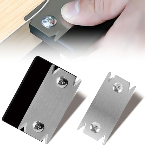 YTSMFL Kantenschneider Umleimer, Holzbearbeitung Mit 1 Ersatzklinge rutschfest Handhobel Furnierkantenschneider für Kantenhobel Holz PVC Abs Fasenhobel Einhandhobel Schwarz von YTSMFL