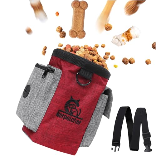 YTSMFL Leckerlibeutel für Hunde, Roter Leckerli Beutel leckerli Beutel Leichte Hunde Leckerlitasche mit Gürtelclip und Abnehmbarem Bund Hunde Leckerlitasche für Training YTSMFL Leckerlibeutel für Hunde, Roter Leckerli Beutel leckerli Beutel Leichte Hunde Leckerlitasche mit Gürtelclip und Abnehmbarem Bund Hunde Leckerlitasche für Training von YTSMFL