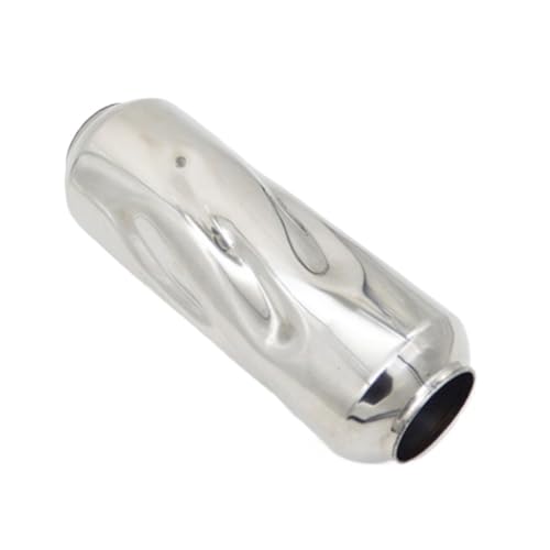 YUANYAO 1 STÜCK Edelstahl Universal Auto Auto Auspuff 2,5 "63mm Mittel Dissipative Tuning Schalldämpfer Zweig Sound Tuning Rohr Zubehör(51mmx300mm) von YUANYAO