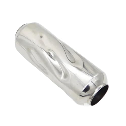 YUANYAO 1 STÜCK Edelstahl Universal Auto Auto Auspuff 2,5 "63mm Mittel Dissipative Tuning Schalldämpfer Zweig Sound Tuning Rohr Zubehör(63mmx290mm) von YUANYAO