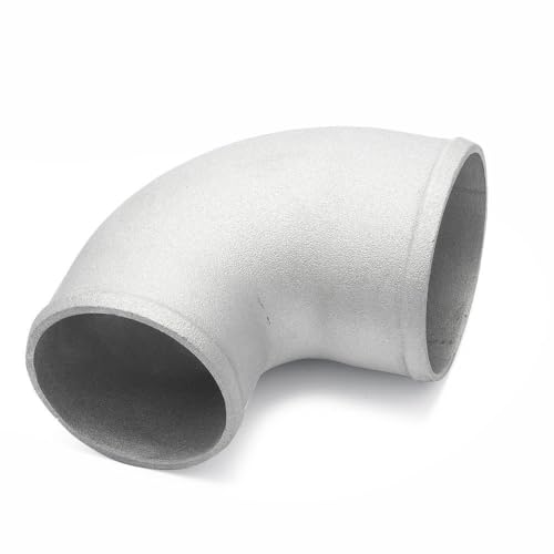 YUANYAO 90-Grad-Einlassbogen-Rohrreduzierer-Joiner Turbo-Anschweiß-Einlass Enger Bogen Aluminiumguss-Ladeluftkühler-Luftansaugrohr-Kit(OD 3.0-4.0 inch) von YUANYAO