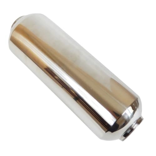 YUANYAO Autoauspuff Schalldämpfer Universal Edelstahl 51MM 63MM Mittel Dissipativer Tuning Schalldämpfer Zweig Sound Tuning Rohr Zubehör(63mmx290mm) von YUANYAO