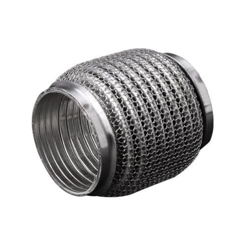 YUANYAO Edelstahl 304 36mm 57mm 63mm 67mm Flexibler Schlauch 2,5" × 300mm(58mmx120mm) von YUANYAO