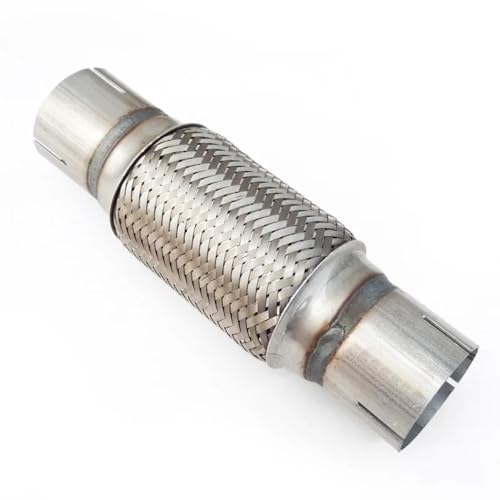 YUANYAO Edelstahl Auto Auspuff Flexible Schlauch Rohr Software Joiner Koppler(55mmx100mmx200mm) von YUANYAO