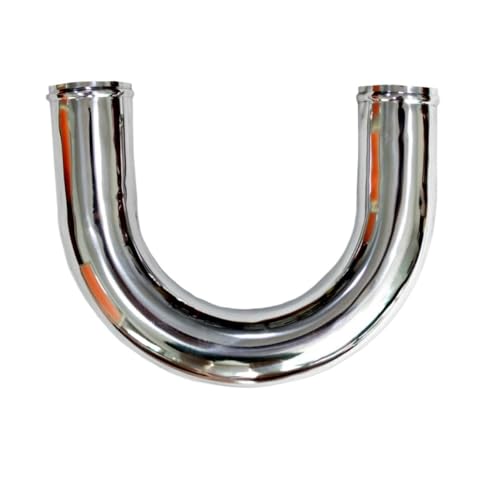 YUANYAO Einlass aus Aluminiumlegierung, gerade/L, 45 °, 90 °, U-Typ, Aluminiumrohr, Einlassrohr mit Turbolader und Ladeluftkühlung(135degree 63mm) von YUANYAO