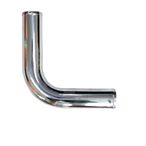 YUANYAO Einlass aus Aluminiumlegierung, gerade/L, 45 °, 90 °, U-Typ, Aluminiumrohr, Einlassrohr mit Turbolader und Ladeluftkühlung(75degree 51mm) von YUANYAO