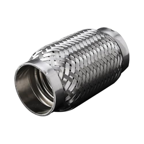 YUANYAO Fahrzeugauspuffrohr Aus Edelstahl Mit Weicher Verbindung, Schalldämpfer-Dämpfungsschlauch, Flexibles Wellrohr(45mmx195mm) von YUANYAO