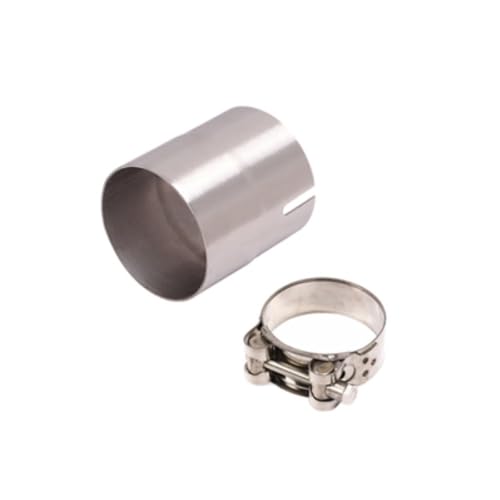 YUANYAO Geeignet for Motorrad-Auspuffreduzierrohr-Verbindungsrohradapter-Reduzierstück aus Edelstahl for Schalldämpfer-Auspuffrohr(51mm-54mm) von YUANYAO