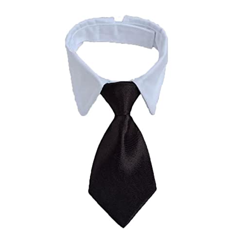 YUANstore 2020 gestreifte Fliege für Hunde und Katzen, verstellbare Krawatte, weißes Halsband für Partys, Hochzeiten von YUANstore
