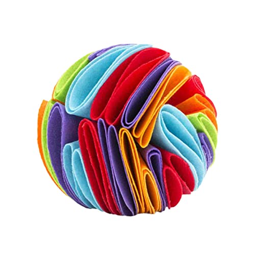 YUANstore Dog Schnüffelball Puzzle Toys Increase IQ Slow Dispensing Feeder Foldable Dog Nose Sniff Toy Pet Training Games Intelligence Toy von YUANstore