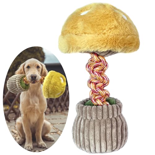 YUBONUS Hundespielzeug mit elastischem Baumwollseil, geeignet für mittelgroße bis große Hunde, interaktives quietschendes Hundespielzeug, Kauspielzeug, langlebiges Plüsch-Hundespielzeug, YUBONUS Hundespielzeug mit elastischem Baumwollseil, geeignet für mittelgroße bis große Hunde, interaktives quietschendes Hundespielzeug, Kauspielzeug, langlebiges Plüsch-Hundespielzeug, von YUBONUS