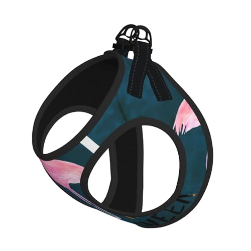 Halloween-Flamingo-Hexenhut mit reflektierendem Welpen-Motiv, Hundezubehör für kleine, mittelgroße und große Hunde und Katzen Halloween-Flamingo-Hexenhut mit reflektierendem Welpen-Motiv, Hundezubehör für kleine, mittelgroße und große Hunde und Katzen von YUBVCF