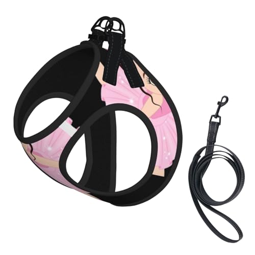 Little Ballerina mit tanzendem Mädchen, bedruckt, für den Sommer, reflektierend, Hundezubehör für kleine, mittelgroße und große Hunde und Katzen Little Ballerina mit tanzendem Mädchen, bedruckt, für den Sommer, reflektierend, Hundezubehör für kleine, mittelgroße und große Hunde und Katzen von YUBVCF