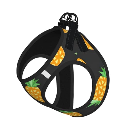 Welpengeschirr mit Ananas-Druck, reflektierend, Hundezubehör für kleine, mittelgroße und große Hunde und Katzen Welpengeschirr mit Ananas-Druck, reflektierend, Hundezubehör für kleine, mittelgroße und große Hunde und Katzen von YUBVCF