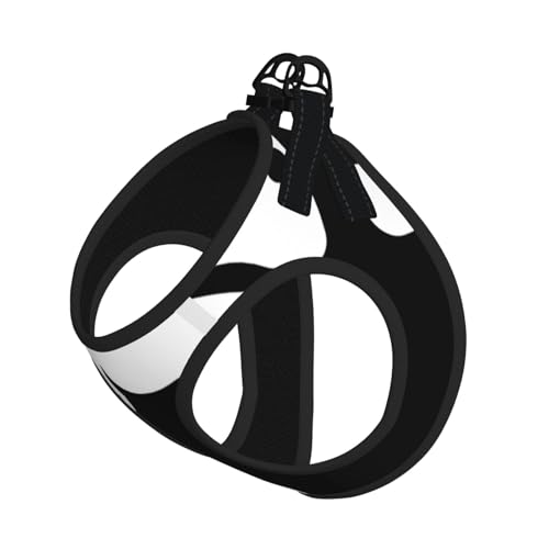 Welpengeschirr mit Biber-Druck, reflektierend, Hundezubehör für kleine, mittelgroße und große Hunde und Katzen, Schwarz Welpengeschirr mit Biber-Druck, reflektierend, Hundezubehör für kleine, mittelgroße und große Hunde und Katzen, Schwarz von YUBVCF