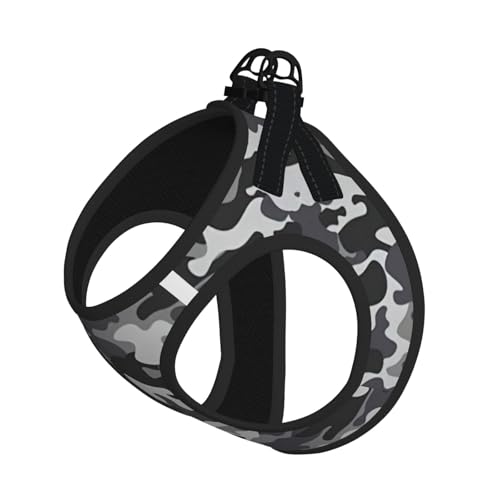 Welpengeschirr mit abstraktem Camouflage-Druck, reflektierend, Hundezubehör für kleine, mittelgroße und große Hunde und Katzen Welpengeschirr mit abstraktem Camouflage-Druck, reflektierend, Hundezubehör für kleine, mittelgroße und große Hunde und Katzen von YUBVCF