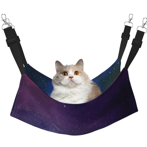 YUBVCF Universum mit Sternen, Interstellar, weiches Haustierbett, passend für Frettchen, Kätzchen, Welpen, kleine Hunde, verstellbarer Gurt YUBVCF Universum mit Sternen, Interstellar, weiches Haustierbett, passend für Frettchen, Kätzchen, Welpen, kleine Hunde, verstellbarer Gurt von YUBVCF