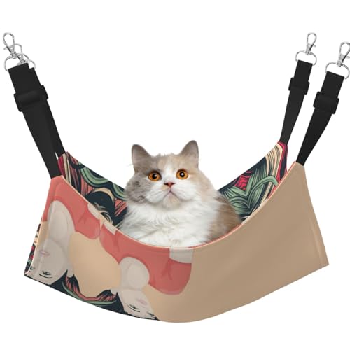 YUBVCF Weiches Haustierbett für Damen mit langen, bunten Haaren, zum Aufhängen, für Frettchen, Kätzchen, Welpen, kleine Hunde, verstellbarer Riemen YUBVCF Weiches Haustierbett für Damen mit langen, bunten Haaren, zum Aufhängen, für Frettchen, Kätzchen, Welpen, kleine Hunde, verstellbarer Riemen von YUBVCF