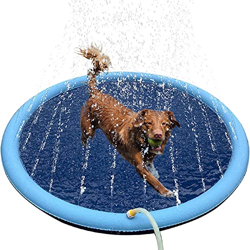 YUDANSI planschbecken für Hunde, 150cm Verdickter Faltbarer Hundepool für kleine Hunde, Katzen und Kinder, Sommer Hunde schwimmbecken für rutschfeste im Innen- und Außenbereich Faltbare Hunde Pool YUDANSI planschbecken für Hunde, 150cm Verdickter Faltbarer Hundepool für kleine Hunde, Katzen und Kinder, Sommer Hunde schwimmbecken für rutschfeste im Innen- und Außenbereich Faltbare Hunde Pool von YUDANSI