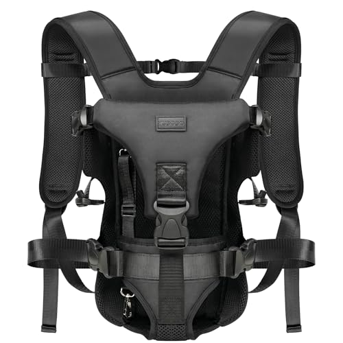 Haustier-Rucksack für Hunde (klein, schwarz) von YUDODO