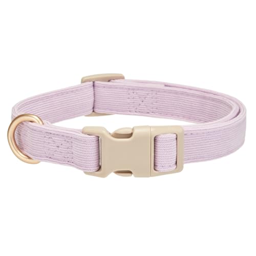 YUDOTE Hundehalsband aus weichem Cord mit Kunststoffclip, bequem und verstellbar, für große Hunde, den täglichen Gebrauch, in Lila YUDOTE Hundehalsband aus weichem Cord mit Kunststoffclip, bequem und verstellbar, für große Hunde, den täglichen Gebrauch, in Lila von YUDOTE