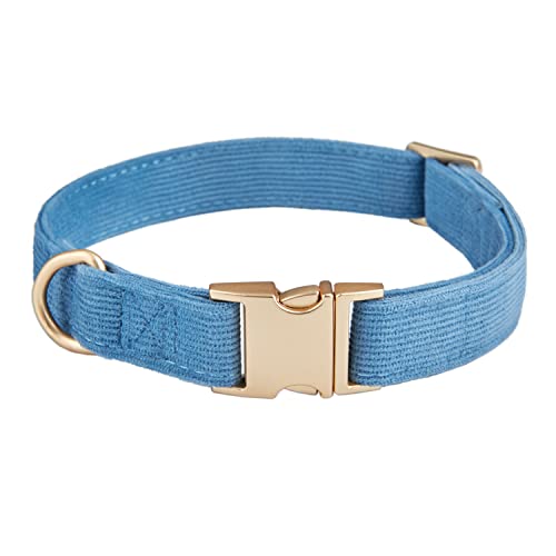 YUDOTE Ultraweiches Hundehalsband natürliche Baumwolle Cord für Kleine Hunde mit empfindlicher Haut,Blaugrau YUDOTE Ultraweiches Hundehalsband natürliche Baumwolle Cord für Kleine Hunde mit empfindlicher Haut,Blaugrau von YUDOTE