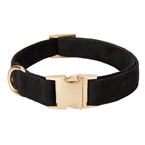 YUDOTE Ultraweiches Hundehalsband natürliche Baumwolle Cord für Kleine Hunde mit empfindlicher Haut,Schwarz YUDOTE Ultraweiches Hundehalsband natürliche Baumwolle Cord für Kleine Hunde mit empfindlicher Haut,Schwarz von YUDOTE