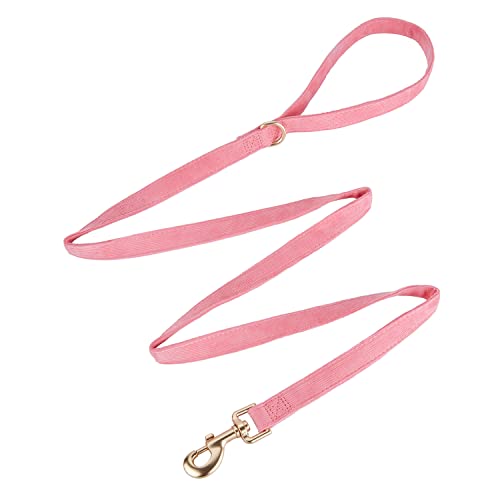 YUDOTE Weiche Cord-Hundeleine mittelgroß,2x150cm,Rosa YUDOTE Weiche Cord-Hundeleine mittelgroß,2x150cm,Rosa von YUDOTE